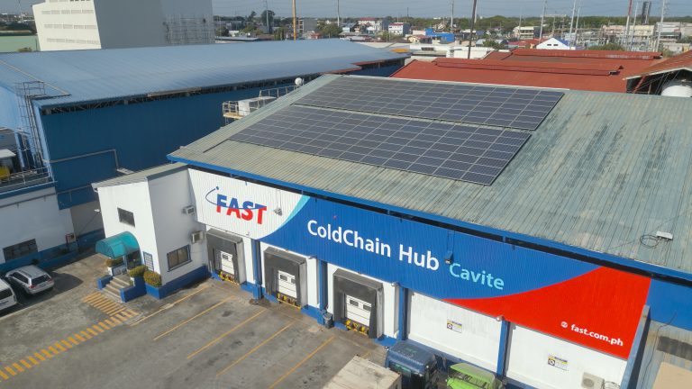 FAST Logistics’ Cold Storage in Cavite Turns Solar