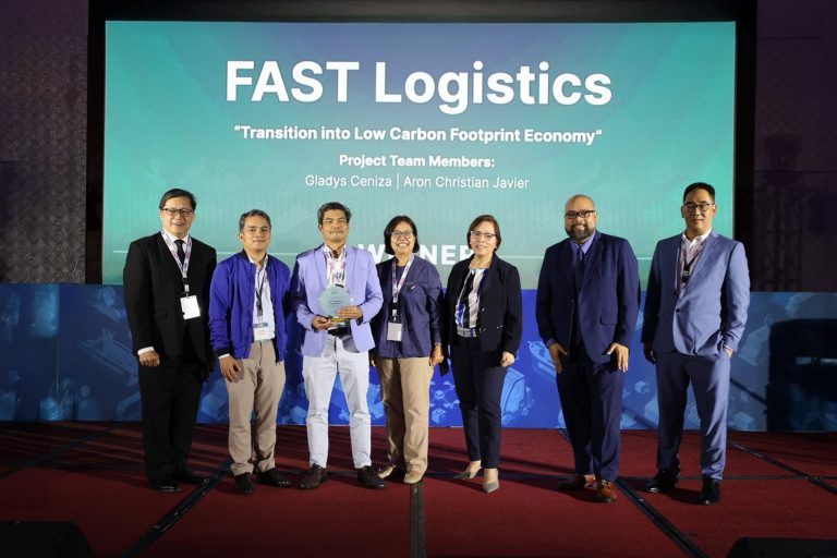 FAST Bags Sustainability and Green Logistics Award at 1st SCMAP Supply Chain Philippines Excellence Awards 