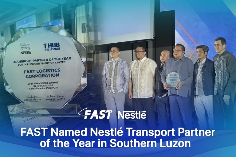 FAST Logistics Named Nestlé Transport Partner of the Year in Southern Luzon