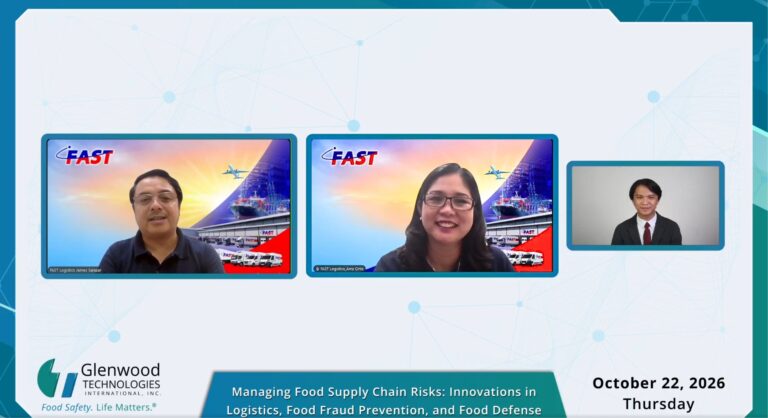 FAST Logistics Champions End-to-End Food Safety and 3PL Solutions for Supply Chain Resilience at Food Safety Trends Webinar 
